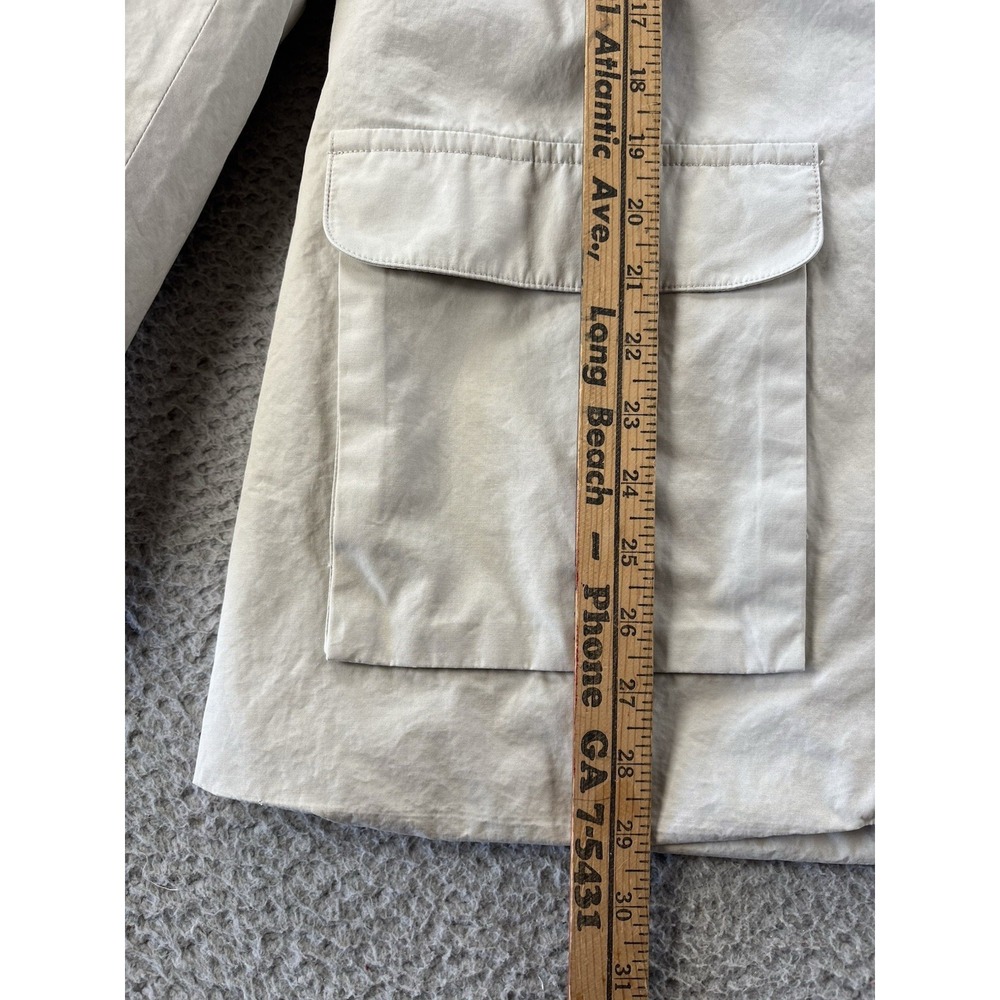 Vintage Banana Republic Safari Blazer Mens 44 Chore Coat Bush Khaki Field - Picture 6 of 16